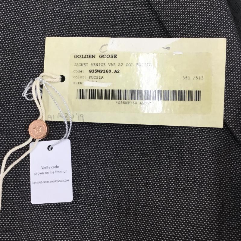 ゴールデングース GOLDEN GOOSE ジャケット、上着 ジャケット、ブレザー XL 黒 / ブラック / X 灰 / グレー /  メンズ USED 古着 中古 10048802