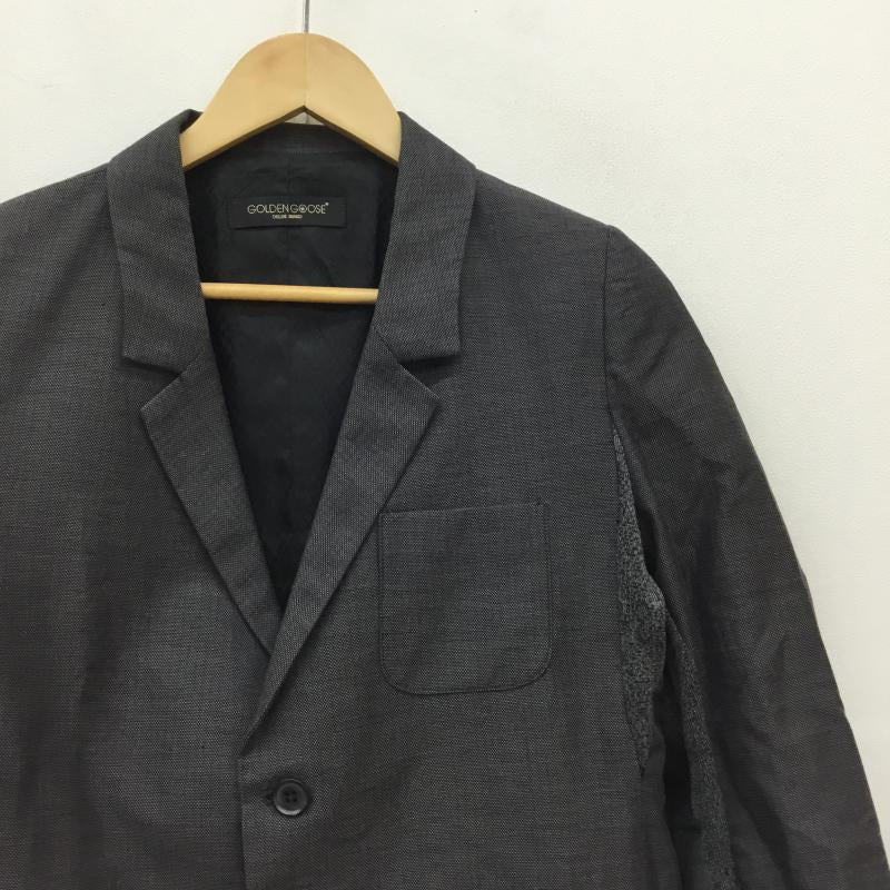 ゴールデングース GOLDEN GOOSE ジャケット、上着 ジャケット、ブレザー XL 黒 / ブラック / X 灰 / グレー /  メンズ USED 古着 中古 10048802