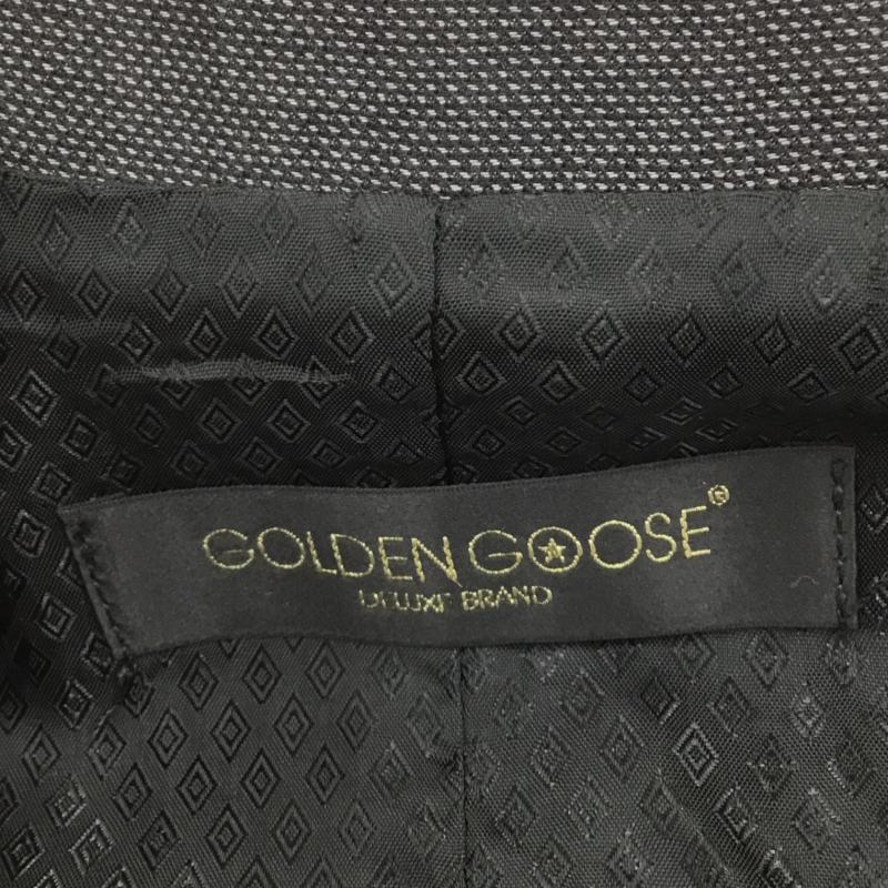 ゴールデングース GOLDEN GOOSE ジャケット、上着 ジャケット、ブレザー XL 黒 / ブラック / X 灰 / グレー /  メンズ USED 古着 中古 10048802