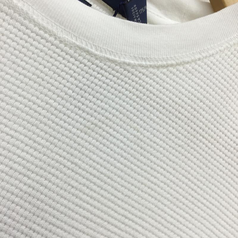ポロバイラルフローレン Polo by RALPH LAUREN Tシャツ 半袖 × PALACE サーマルTEE　WAFFLE POCKET T M ロゴ、文字 白 / ホワイト /  メンズ USED 古着 中古 10048877