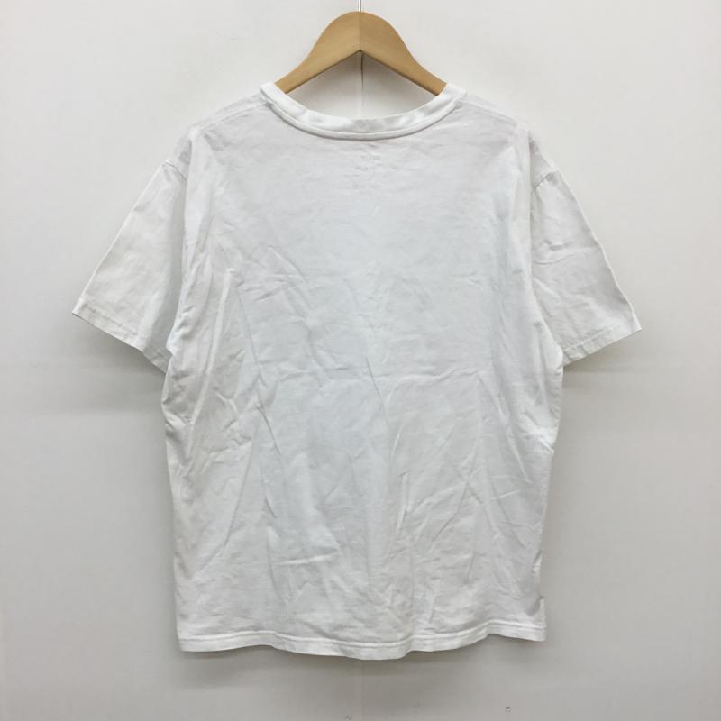 ルーカ RVCA Tシャツ 半袖 ビックロゴ 半袖Tシャツ スタンダードFIT BIG RVCA S/S T-Shirt BA041-204 M ロゴ、文字 白 / ホワイト / X 黒 / ブラック /  メンズ USED 古着 中古 10048988