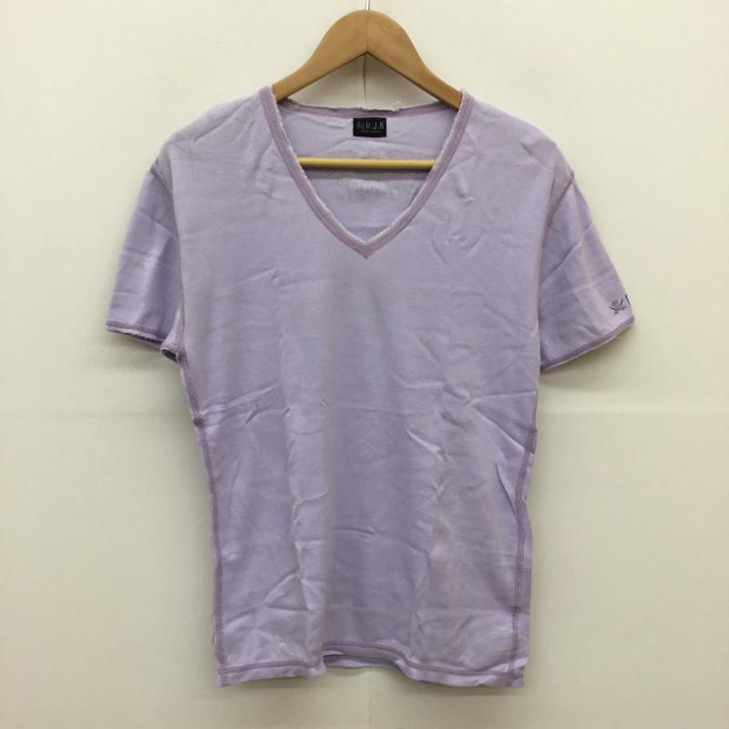 アールジェイビー R.J.B Tシャツ 半袖 VネックTシャツ 紫 / パープル /  メンズ USED 古着 中古 10049018