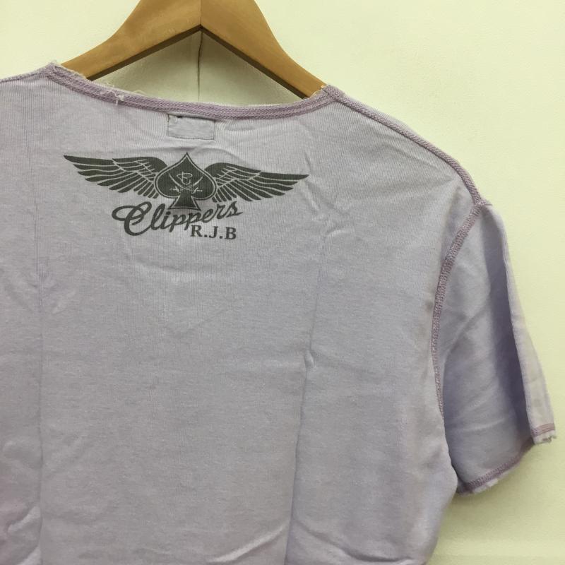 アールジェイビー R.J.B Tシャツ 半袖 VネックTシャツ 紫 / パープル /  メンズ USED 古着 中古 10049018
