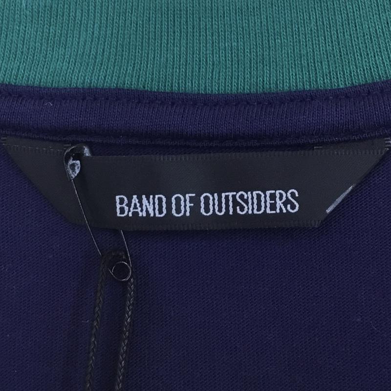 バンドオブアウトサイダーズ Band of Outsiders Tシャツ 半袖 クレイジーパターンTEE L ロゴ、文字 灰 / グレー / X 橙 / オレンジ / X 緑 / グリーン / X 紺 / ネイビー /  メンズ USED 古着 中古 10049113