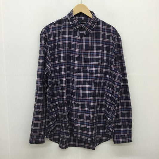 バンドオブアウトサイダーズ Band of Outsiders シャツ、ブラウス 長袖 BANDオリジナルチェック柄シャツ L チェック 紺 / ネイビー / X 白 / ホワイト / X 黒 / ブラック / X 赤 / レッド /  メンズ USED 古着 中古 10049114