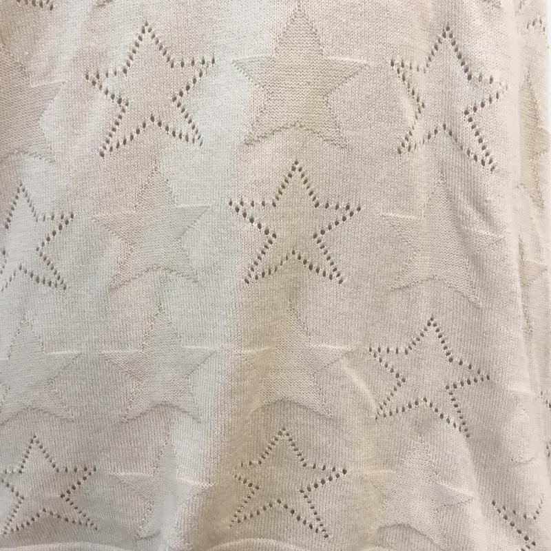 イーハイフンワールドギャラリー E hyphen world gallery カットソー 半袖 サマーニット 星柄 クルーネック FREE 星 桃 / ピンク /  レディース USED 古着 中古 10049160