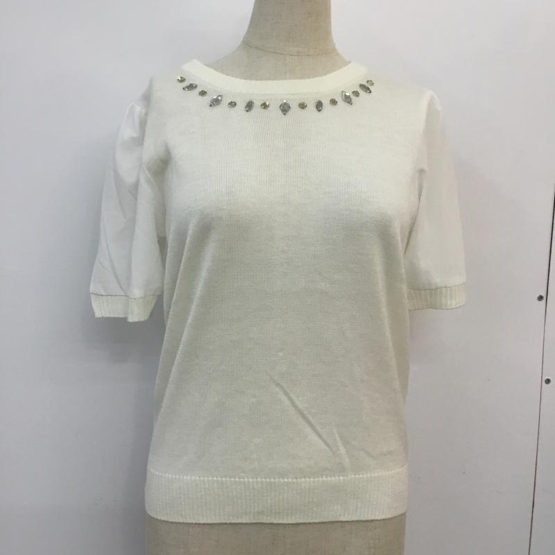 レトロガール RETRO GIRL カットソー 半袖 M 無地 白 / ホワイト /  レディース USED 古着 中古 10049228