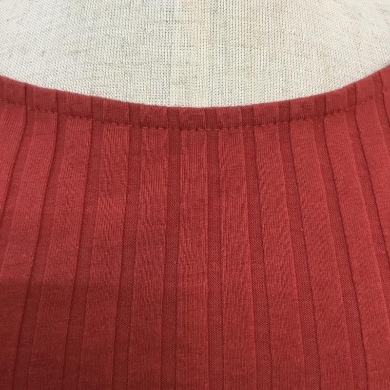 オリーブデオリーブ OLIVE des OLIVE カットソー 半袖 FREE 無地 えんじ / ワインレッド /  レディース USED 古着 中古 10049230