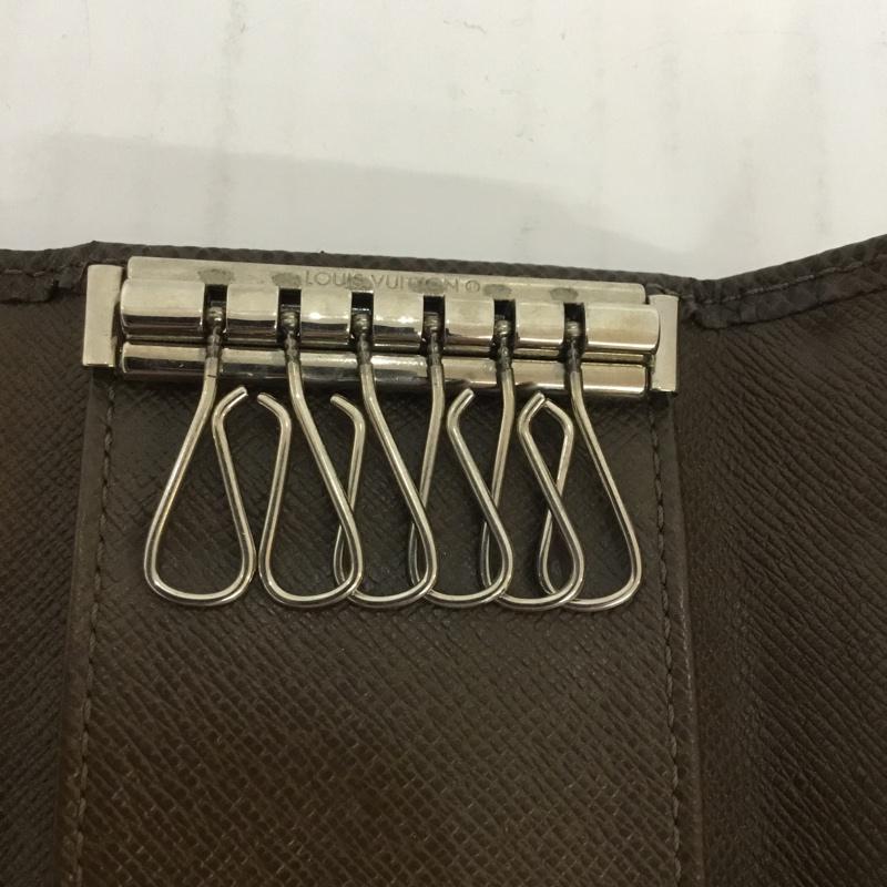 ルイヴィトン LOUIS VUITTON キーケース キーケース ミュルティクレ6 タイガ ロゴ、文字 茶 / ブラウン /  メンズ USED 古着 中古 10049261