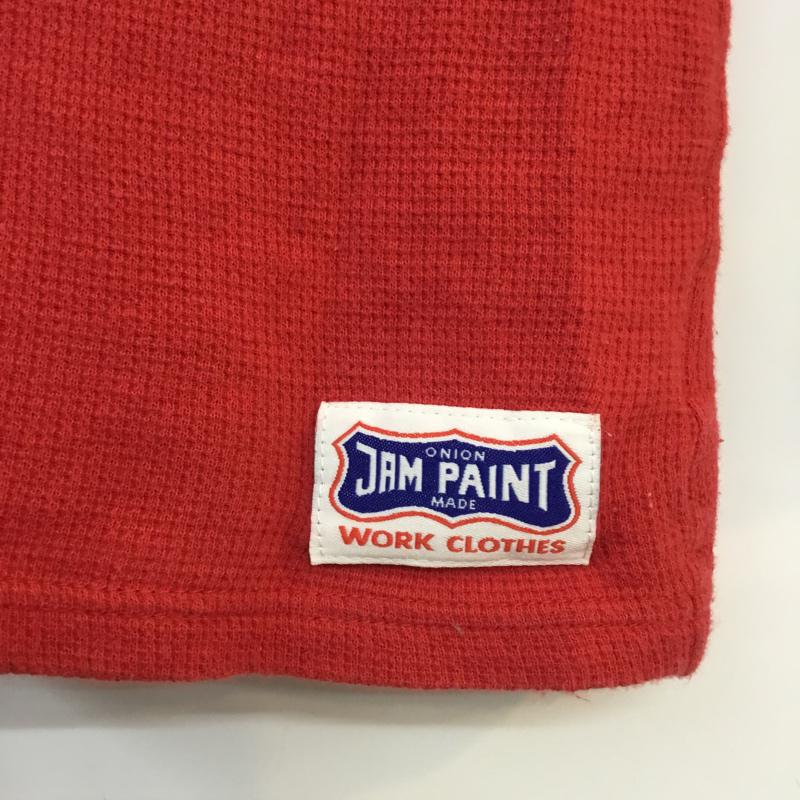 ジャム JAM カットソー 長袖 ワッフル地 ポップコーン ワッペン キッズ 120cm 120cm ワンポイント 赤 / レッド / X 黄 / イエロー /  レディース USED 古着 中古 10049434