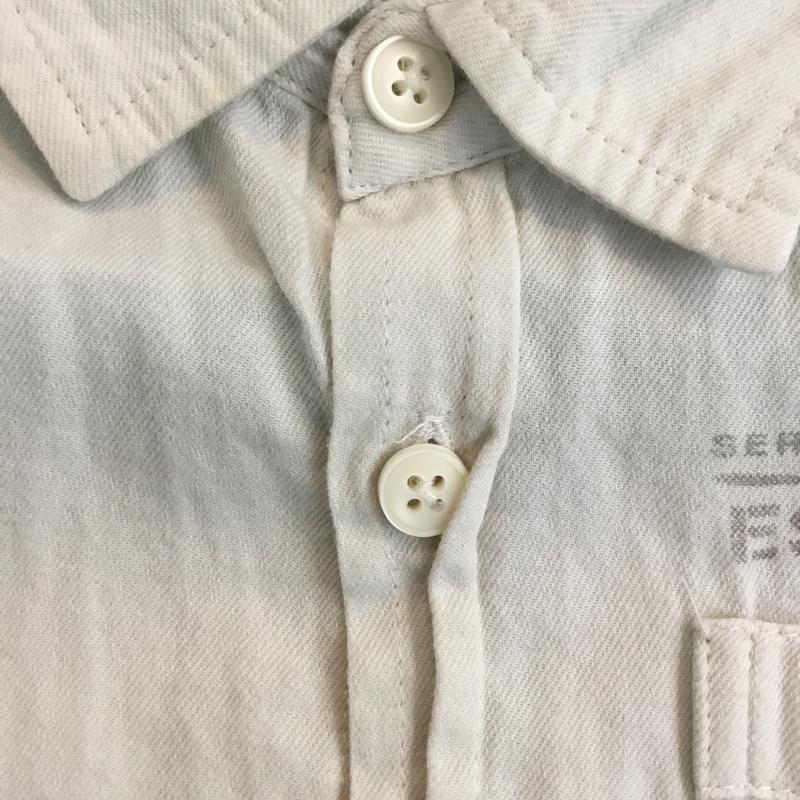 ザラ ZARA シャツ、ブラウス 長袖 ベビー ロゴ 78cm 9-12months バックプリント ロゴ、文字 アイボリー / アイボリー /  ガールズ USED 古着 中古 10049488
