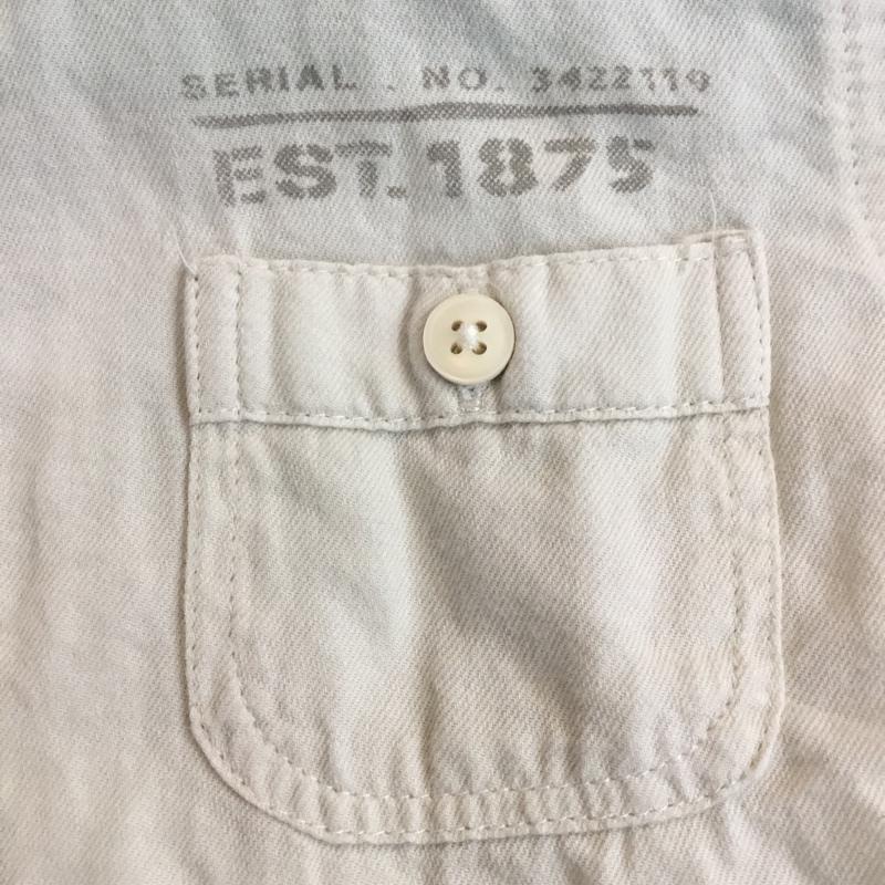 ザラ ZARA シャツ、ブラウス 長袖 ベビー ロゴ 78cm 9-12months バックプリント ロゴ、文字 アイボリー / アイボリー /  ガールズ USED 古着 中古 10049488