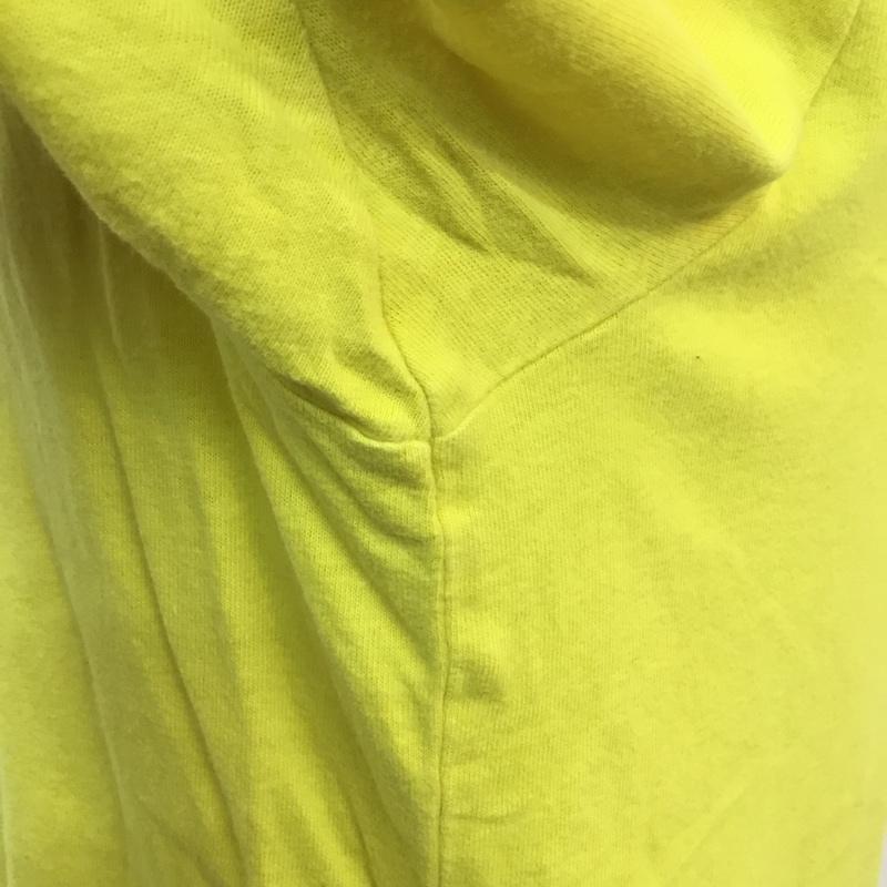 ホリスター Hollister Tシャツ 半袖 クルーネック ロゴ 刺繍 S ロゴ、文字 黄 / イエロー /  メンズ USED 古着 中古 10049501