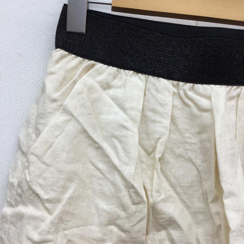 イェッカ ヴェッカ YECCA VECCA スカート ひざ丈スカート FREE アイボリー / アイボリー /  レディース USED 古着 中古 10049534