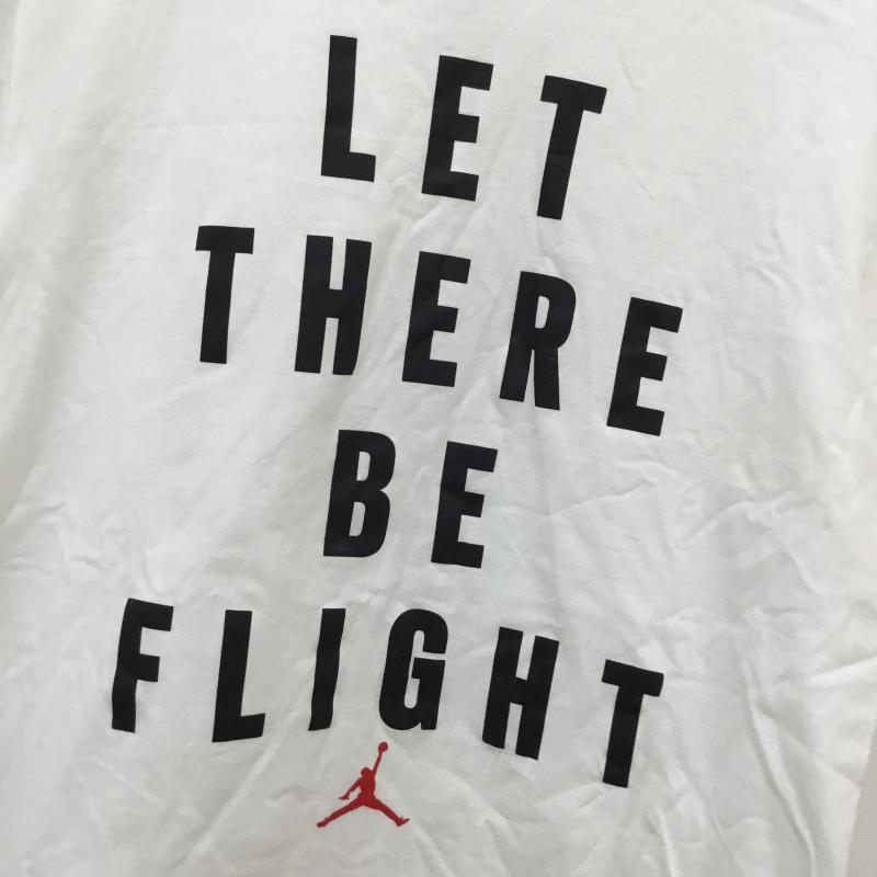 ジョーダンブランド JORDAN BRAND Tシャツ 半袖 Let There Be Flight T-Shirt M ロゴ、文字 白 / ホワイト /  メンズ USED 古着 中古 10049665