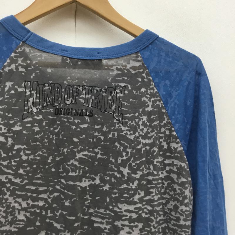 アールエヌエー RNA カットソー 七分袖 M 青 / ブルー / X 灰 / グレー /  レディース USED 古着 中古 10049853