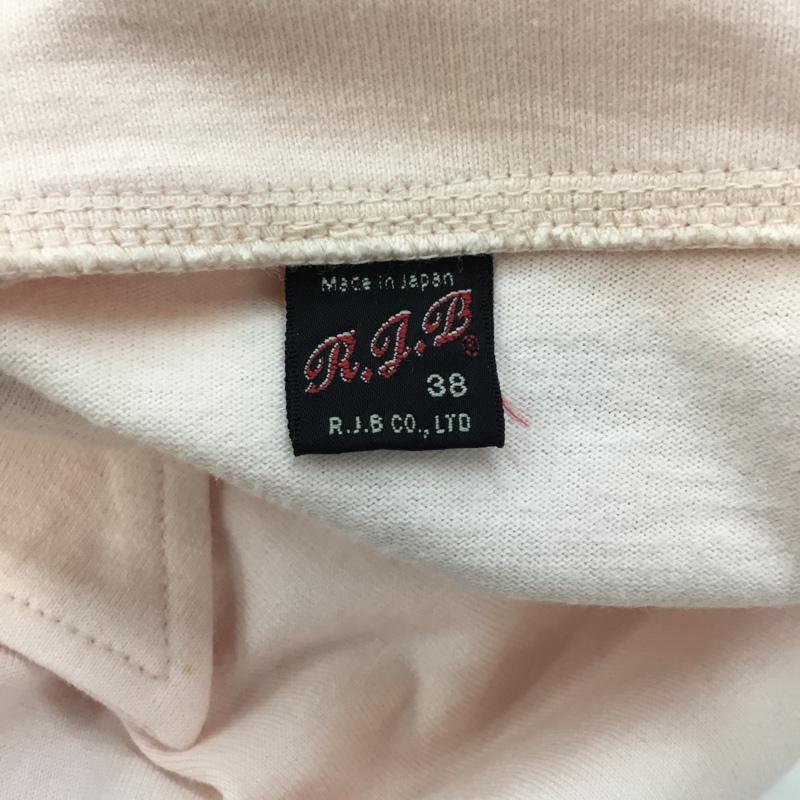 アールジェイビー R.J.B ポロシャツ 半袖 プリント 38 プリント 桃 / ピンク /  メンズ USED 古着 中古 10049854