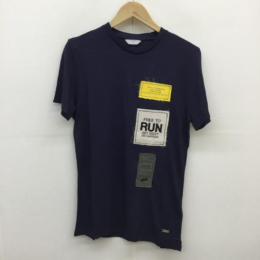 センス SSEINSE Tシャツ 半袖 S 紺 / ネイビー /  メンズ USED 古着 中古 10049945