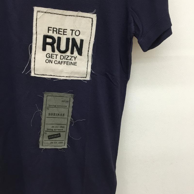 センス SSEINSE Tシャツ 半袖 S 紺 / ネイビー /  メンズ USED 古着 中古 10049945