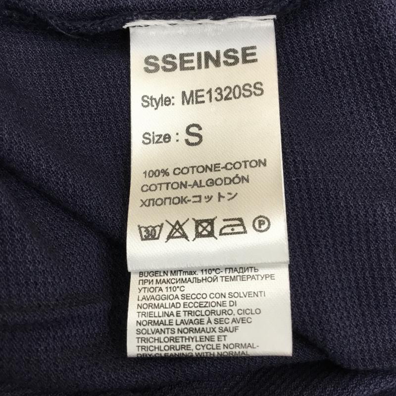 センス SSEINSE Tシャツ 半袖 S 紺 / ネイビー /  メンズ USED 古着 中古 10049945