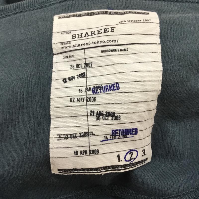 シャリーフ SHAREEF Tシャツ 半袖 クルーネック プリント 2 プリント 緑 / グリーン /  メンズ USED 古着 中古 10050241