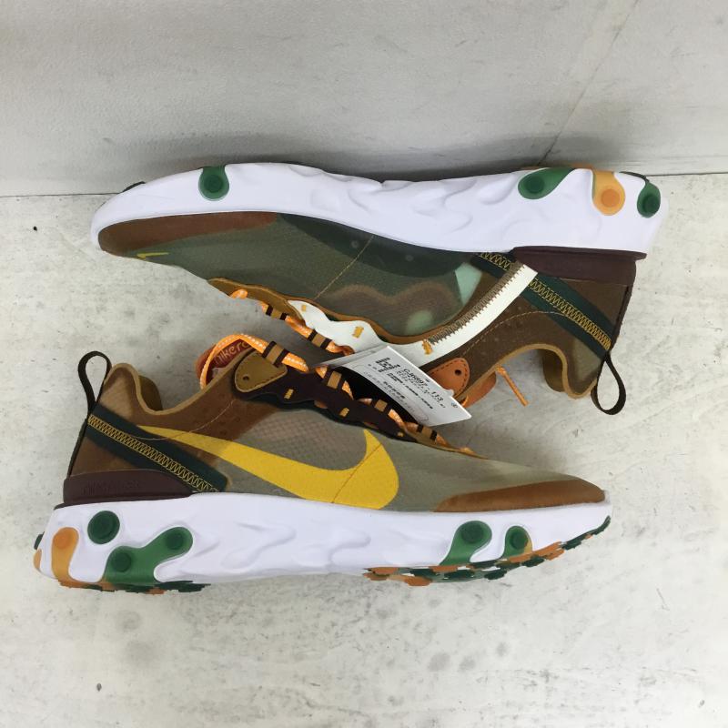 ナイキ NIKE スニーカー スニーカー REACT ELEMENT 87 CJ6897-113 26.0cm 茶 / ブラウン /  メンズ USED 古着 中古 10050359