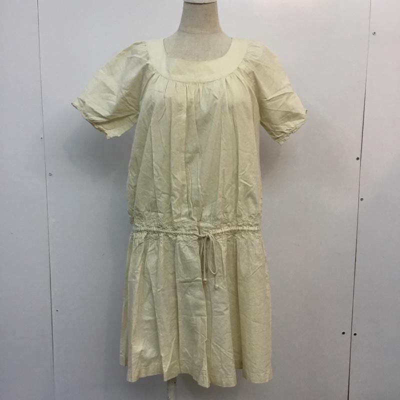 アーバンリサーチ URBAN RESEARCH ワンピース ミニスカート FREE 無地 オフホワイト / オフホワイト /  レディース USED 古着 中古 10050414