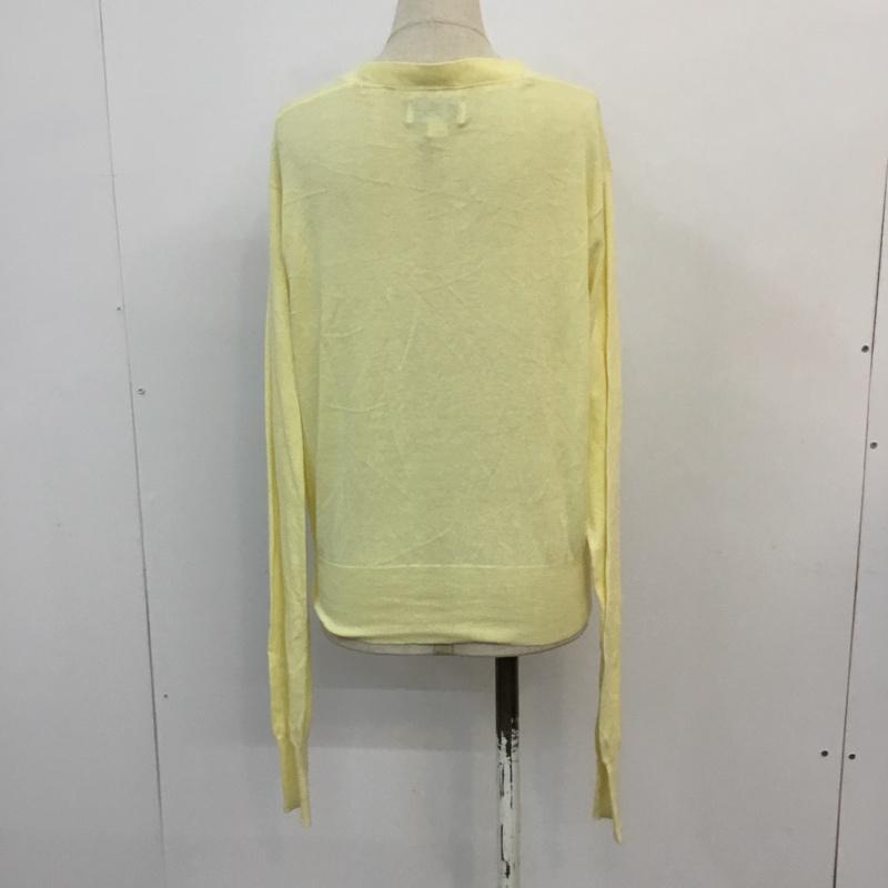 ポロジーンズカンパニー POLO JEANS COMPANY カーディガン 長袖 L 無地 黄 / イエロー /  レディース USED 古着 中古 10050421