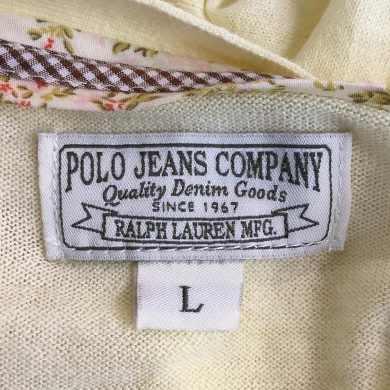 ポロジーンズカンパニー POLO JEANS COMPANY カーディガン 長袖 L 無地 黄 / イエロー /  レディース USED 古着 中古 10050421