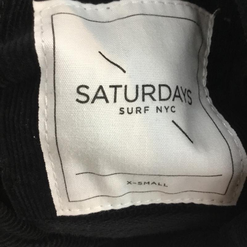 サタデーズサーフニューヨークシティー SATURDAYS SURF NYC ジャケット、上着 ジャケット、ブレザー コーデュロイ カバーオール XS 無地 黒 / ブラック /  メンズ USED 古着 中古 10050864