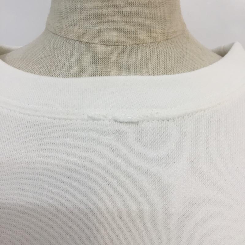 トゥービーバイアニエスベー To b. by agnes b. ワンピース ひざ丈スカート 5137 WQ08 ROBE メッセージワンピ タグ付き 36 ロゴ、文字 白 / ホワイト /  レディース USED 古着 中古 10051250