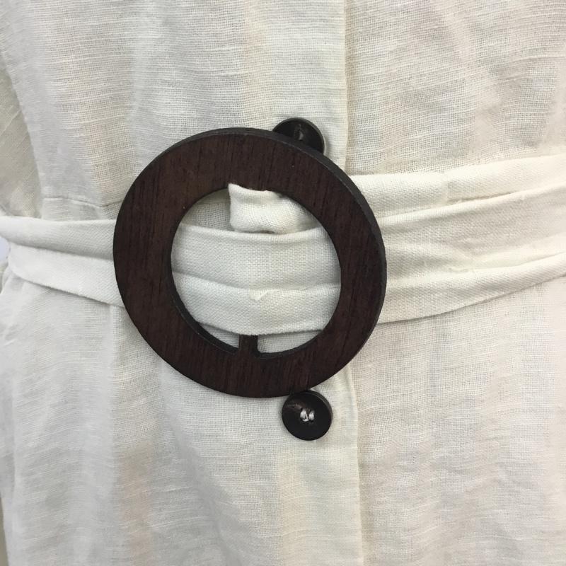 ザラ ZARA ワンピース ミニスカート S 無地 オフホワイト / オフホワイト /  レディース USED 古着 中古 10052568