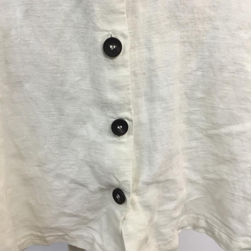 ザラ ZARA ワンピース ミニスカート S 無地 オフホワイト / オフホワイト /  レディース USED 古着 中古 10052568