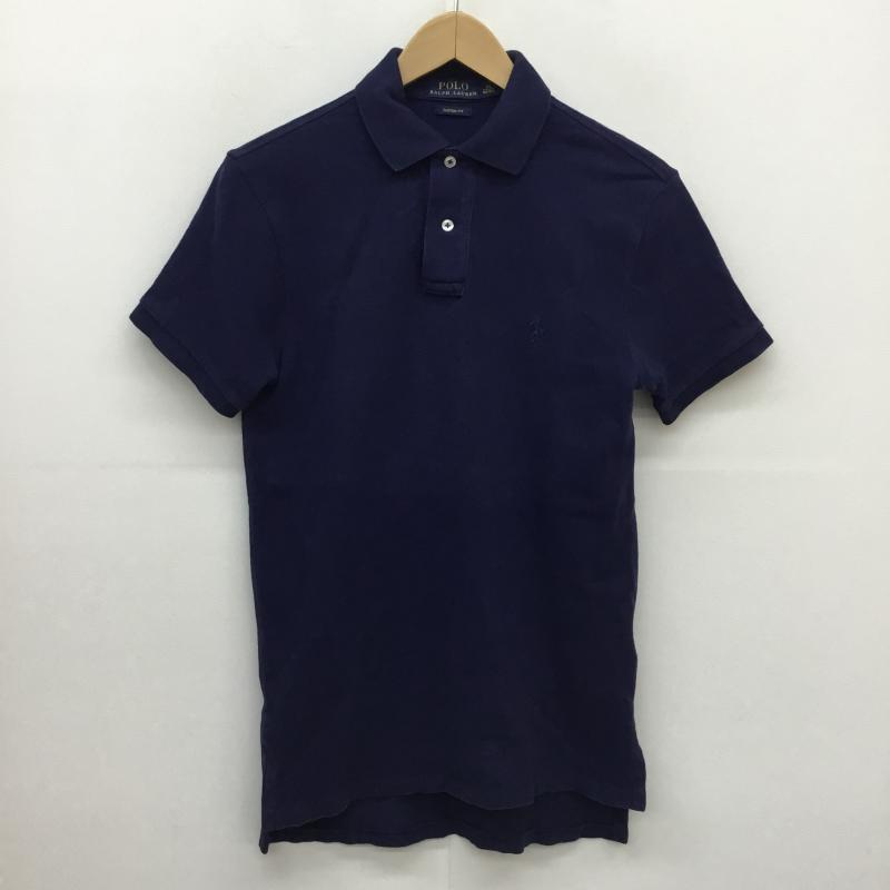 ポロラルフローレン POLO RALPH LAUREN ポロシャツ 半袖 XS ワンポイント 紺 / ネイビー /  メンズ USED 古着 中古 10052733