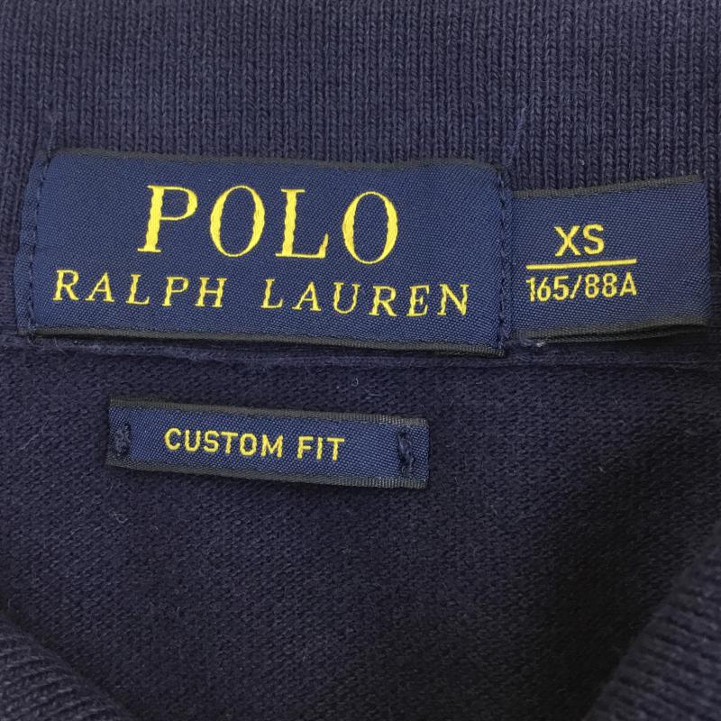 ポロラルフローレン POLO RALPH LAUREN ポロシャツ 半袖 XS ワンポイント 紺 / ネイビー /  メンズ USED 古着 中古 10052733