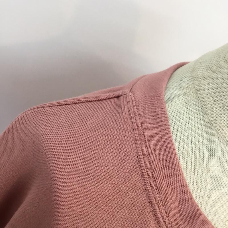 アニエス・ベー agnes b. ワンピース ロングスカート 36 ロゴ、文字 桃 / ピンク /  レディース USED 古着 中古 10052759