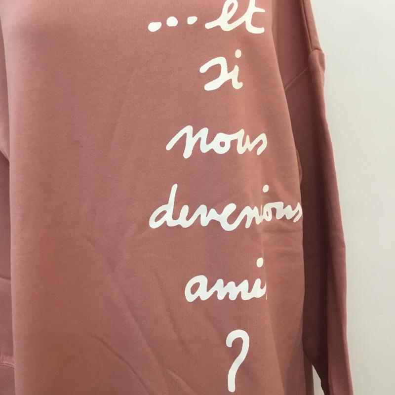 アニエス・ベー agnes b. ワンピース ロングスカート 36 ロゴ、文字 桃 / ピンク /  レディース USED 古着 中古 10052759