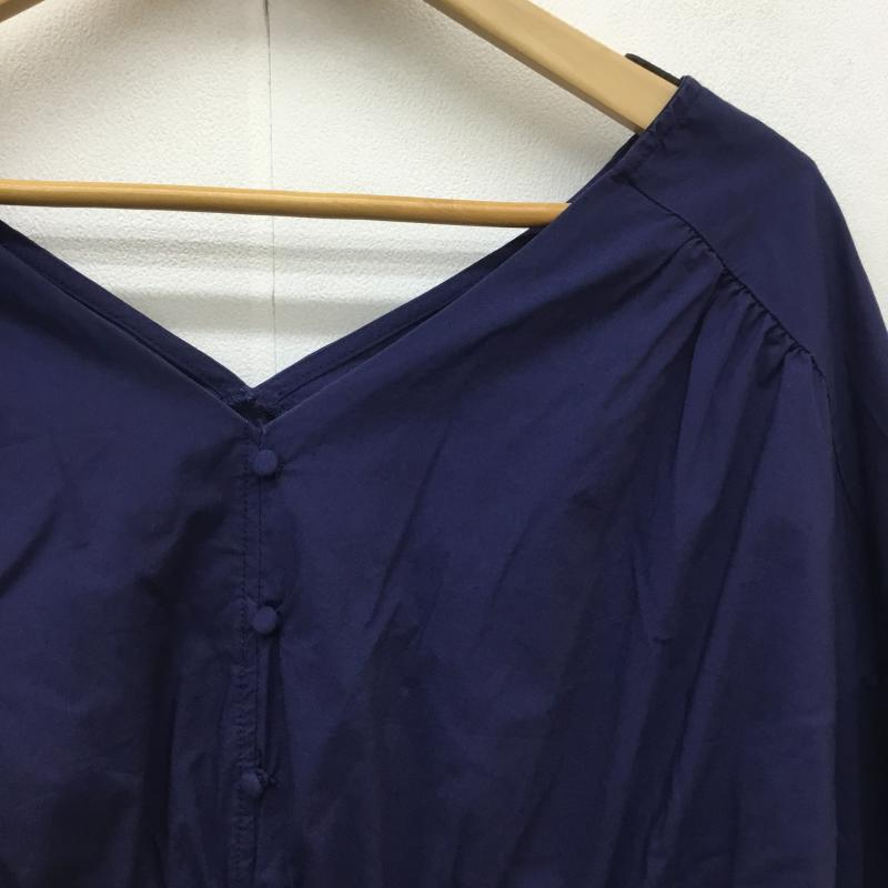 ローリーズファーム LOWRYS FARM カットソー 長袖 L 紺 / ネイビー /  レディース USED 古着 中古 10052771