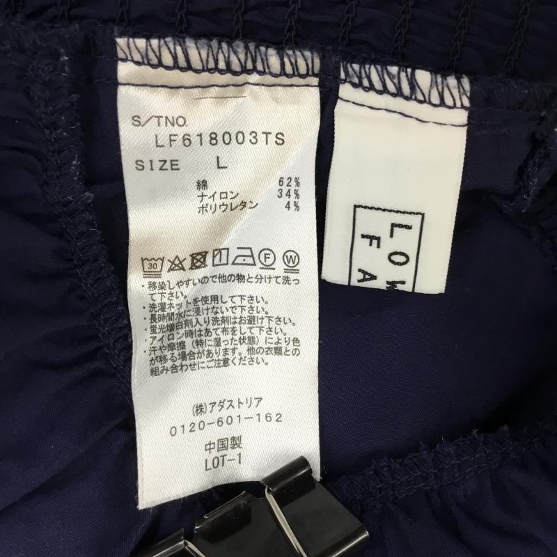 ローリーズファーム LOWRYS FARM カットソー 長袖 L 紺 / ネイビー /  レディース USED 古着 中古 10052771
