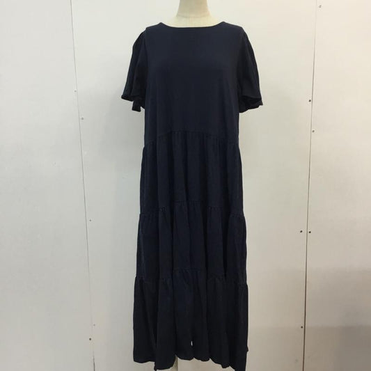 トゥービーバイアニエスベー To b. by agnes b. ワンピース ロングスカート 36 無地 紺 / ネイビー /  レディース USED 古着 中古 10052891