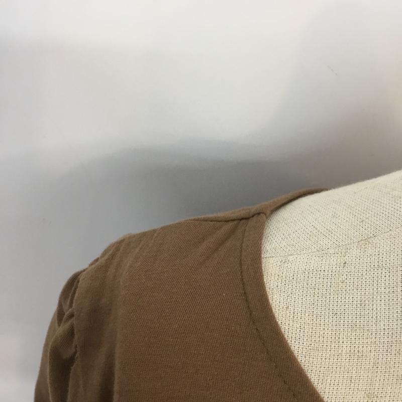 トゥービーバイアニエスベー To b. by agnes b. ワンピース ロングスカート 38 無地 茶 / ブラウン /  レディース USED 古着 中古 10052892
