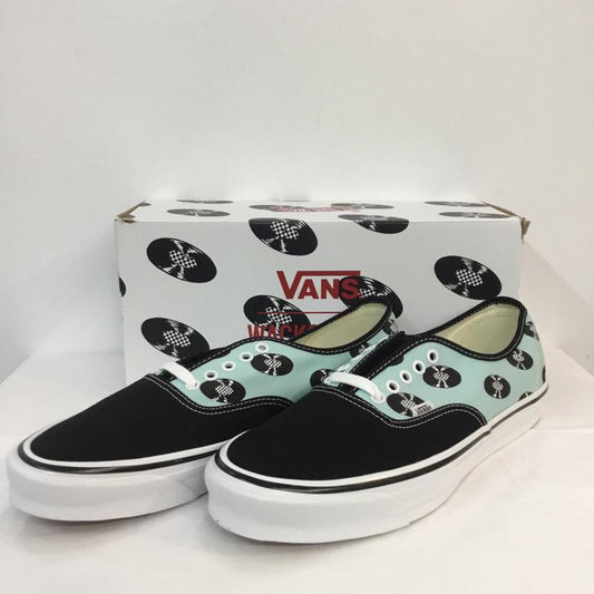 バンズ VANS スニーカー スニーカー VN0A4BV95911 OG AUTHENTIC LX 30cm 箱有 WACKO MARIA 30.0cm プリント 黒 / ブラック / X 水色 / ライトブルー /  メンズ USED 古着 中古 10052966