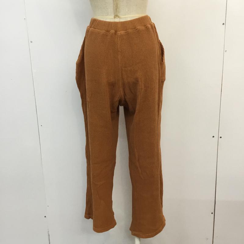 カーキ kha:ki パンツ サルエルパンツ MIL 19HPT92 コットンワッフル スリット 1 無地 橙 / オレンジ /  レディース USED 古着 中古 10053176