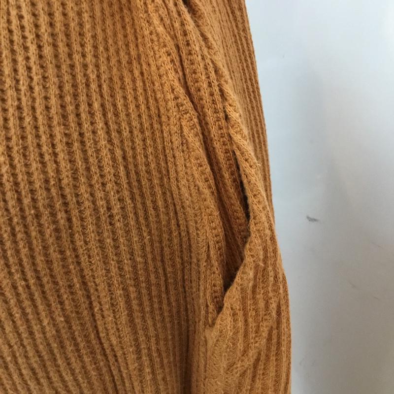 カーキ kha:ki パンツ サルエルパンツ MIL 19HPT92 コットンワッフル スリット 1 無地 橙 / オレンジ /  レディース USED 古着 中古 10053176