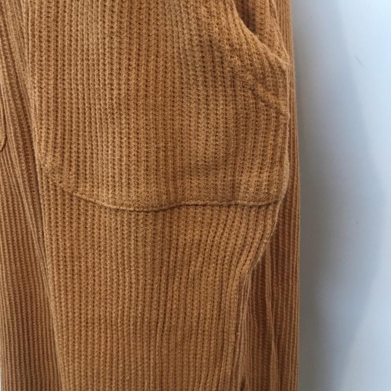 カーキ kha:ki パンツ サルエルパンツ MIL 19HPT92 コットンワッフル スリット 1 無地 橙 / オレンジ /  レディース USED 古着 中古 10053176