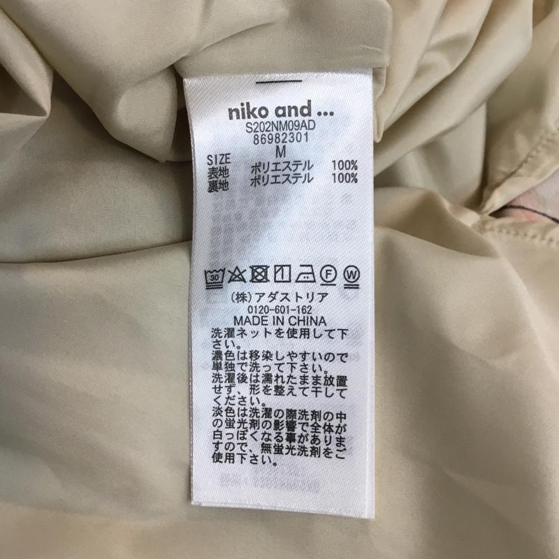 ニコアンド niko and... スカート ロングスカート フリーハンドフラワープリントSK タグ付き M 花柄 アイボリー / アイボリー /  レディース USED 古着 中古 10053198