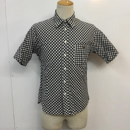 アベイシングエイプ A BATHING APE シャツ、ブラウス 半袖 S チェック マルチカラー / マルチカラー /  メンズ USED 古着 中古 10053258