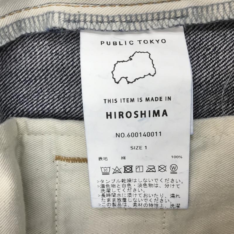 パブリックトウキョウ PUBLIC TOKYO パンツ デニム、ジーンズ PUBLIC DENIM ハイライズド　600140011 1 インディゴ / インディゴ /  メンズ USED 古着 中古 10053261