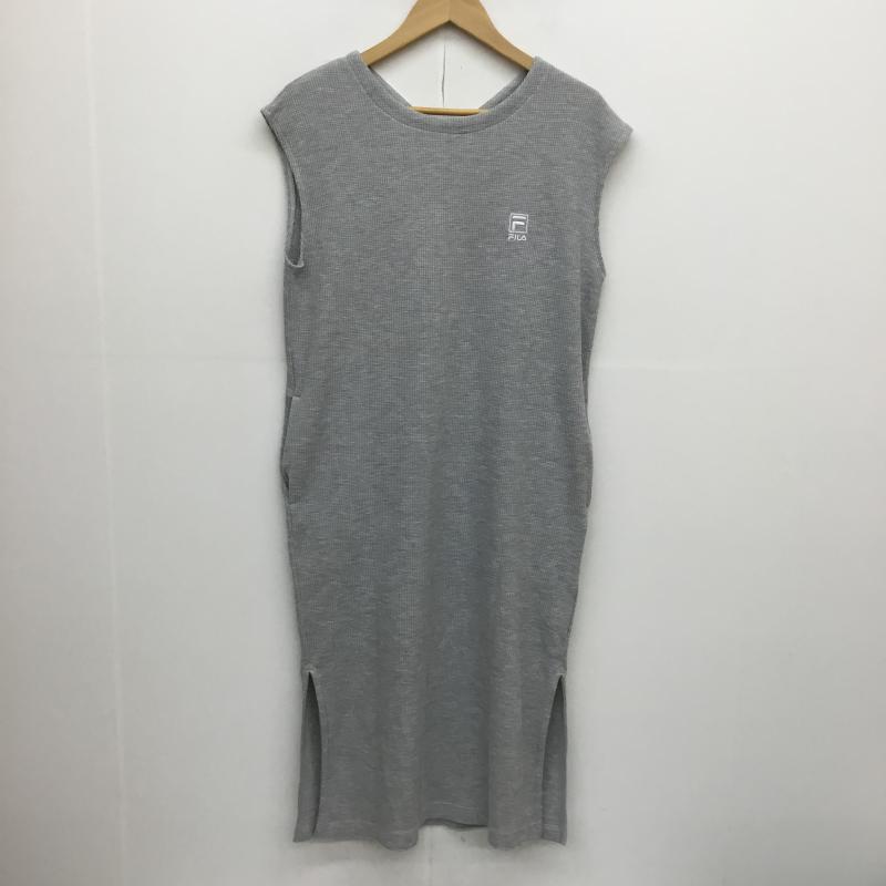 フィラ FILA ワンピース ロングスカート サーマルワンピース　FL3268 M 灰 / グレー /  レディース USED 古着 中古 10053354