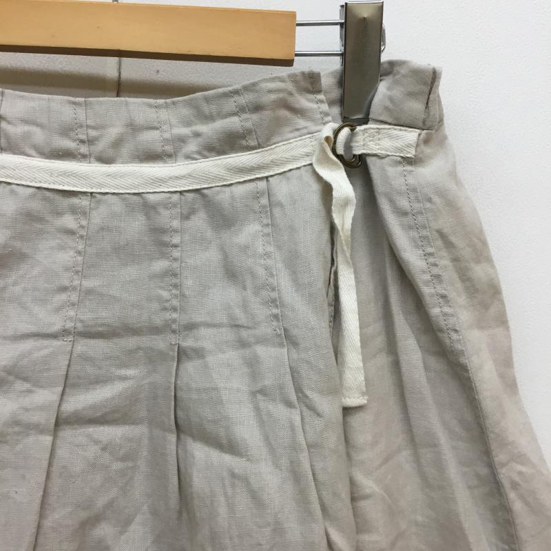 スタディオクリップ studio CLIP ボトムス ボトムス ラップスカート風パンツ ベージュ / ベージュ /  レディース USED 古着 中古 10053411
